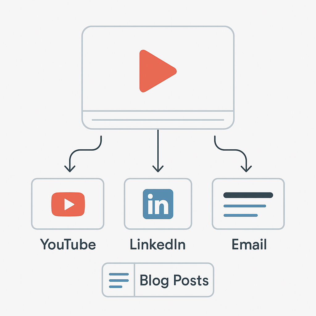 Make one video, use it in multiple ways.