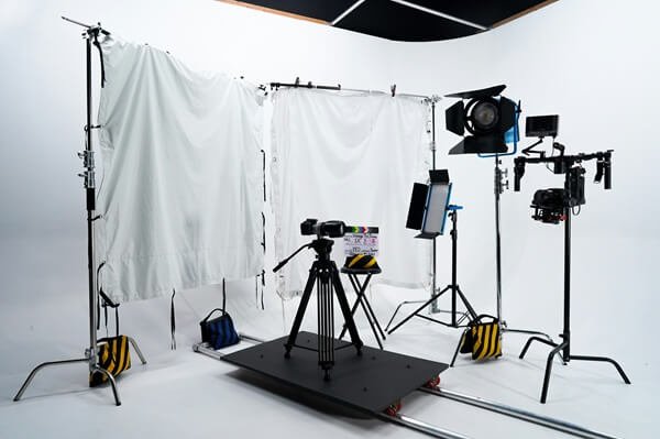 Video studio for filming video marketing